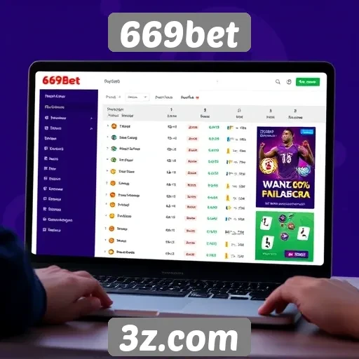 Interface amigável do 669bet para novos usuários